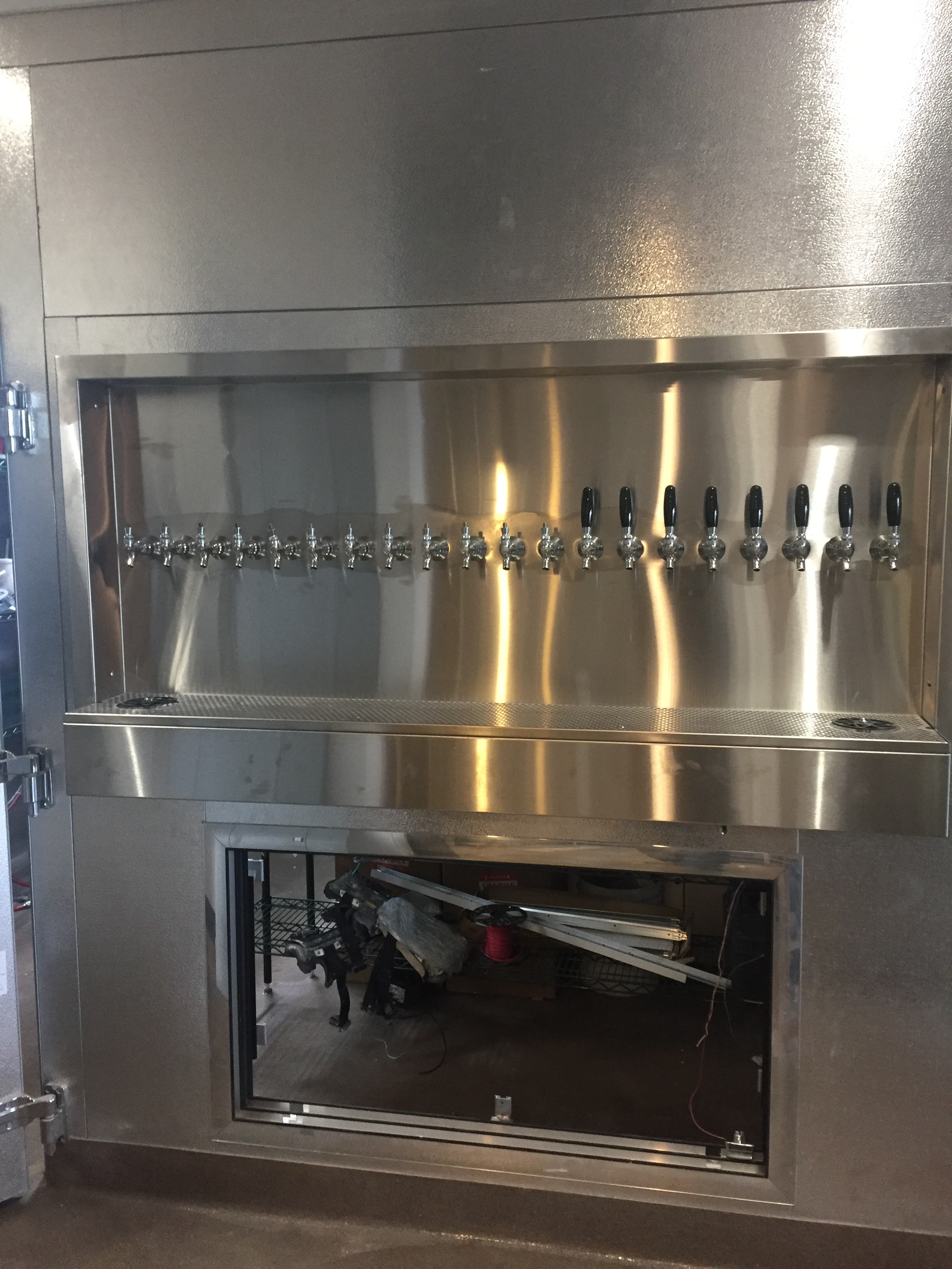 Stainless Wall-Mount Tower